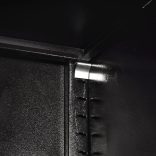 fekete és piros 2 ajtós acél szerszámos szekrény 90x40x180 cm