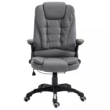 antracitszürke műbőr irodaszék