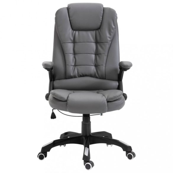 antracitszürke műbőr irodaszék