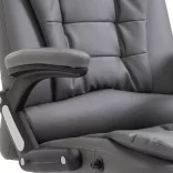 antracitszürke műbőr irodaszék