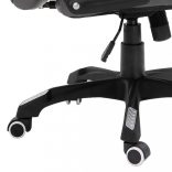 antracitszürke műbőr irodaszék