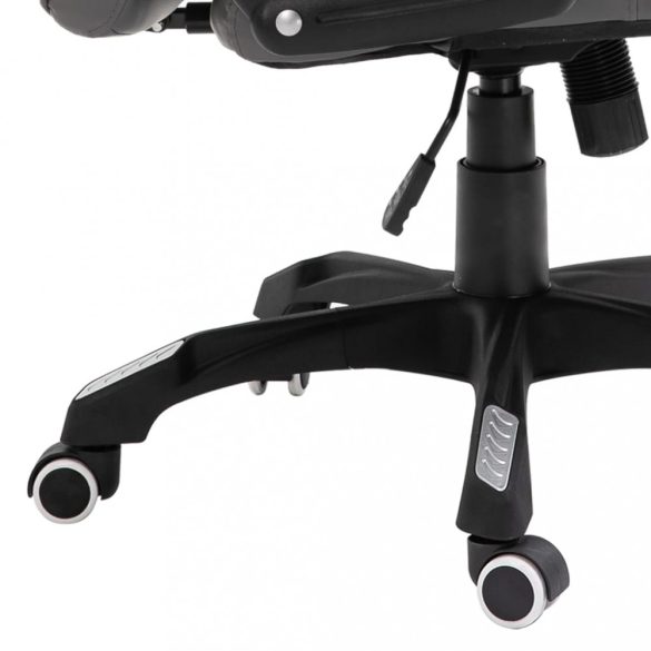 antracitszürke műbőr irodaszék