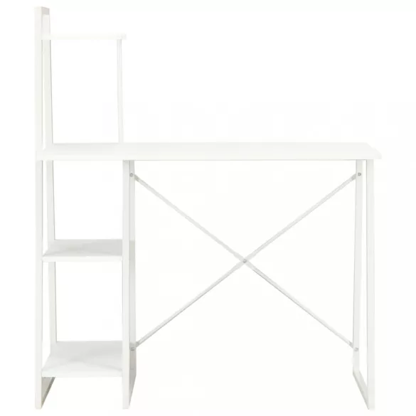 fehér íróasztal polcrendszerrel 102 x 50 x 117 cm