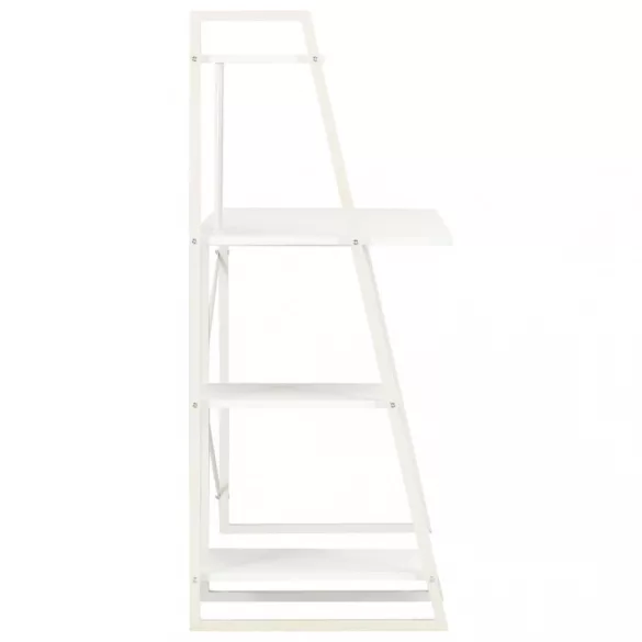 fehér íróasztal polcrendszerrel 102 x 50 x 117 cm