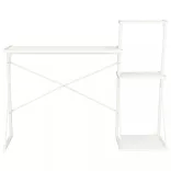 fehér íróasztal polccal 116 x 50 x 93 cm