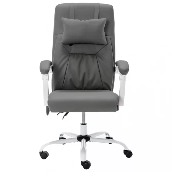 szürke műbőr masszázsfunkciós irodaszék
