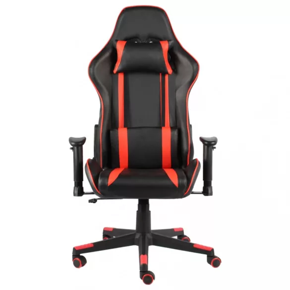 piros PVC forgó gamer szék