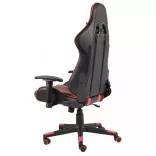 piros PVC forgó gamer szék
