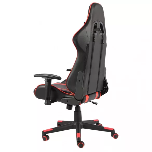 piros PVC forgó gamer szék