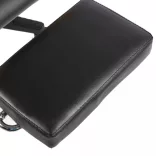 zöld PVC forgó gamer szék lábtartóval