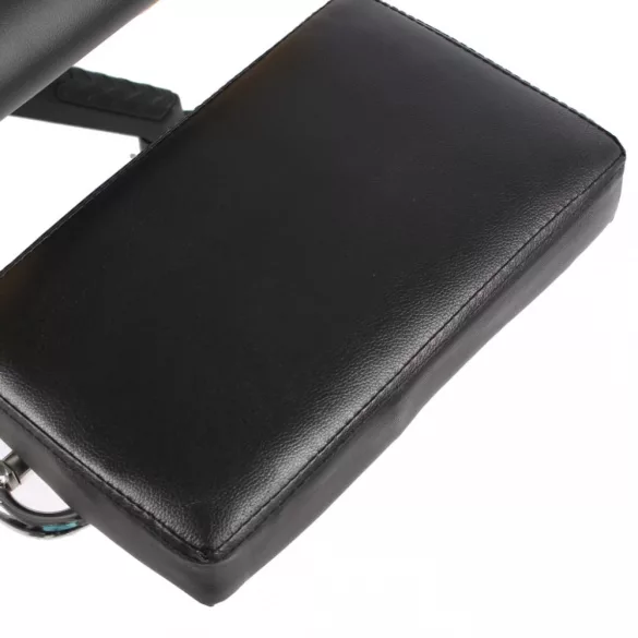 zöld PVC forgó gamer szék lábtartóval