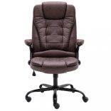 sötétbarna művelúr irodaszék