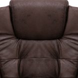 sötétbarna művelúr irodaszék