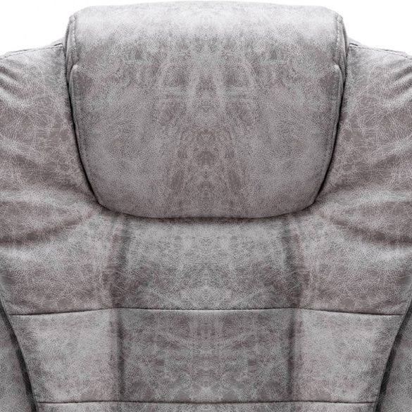 világosszürke művelúr irodai masszázsszék