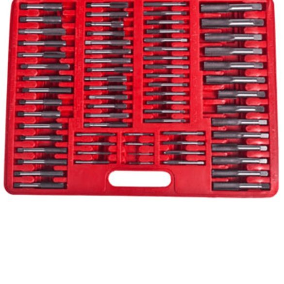 111 darabos menetfúró és menetvágó szerszámkészlet