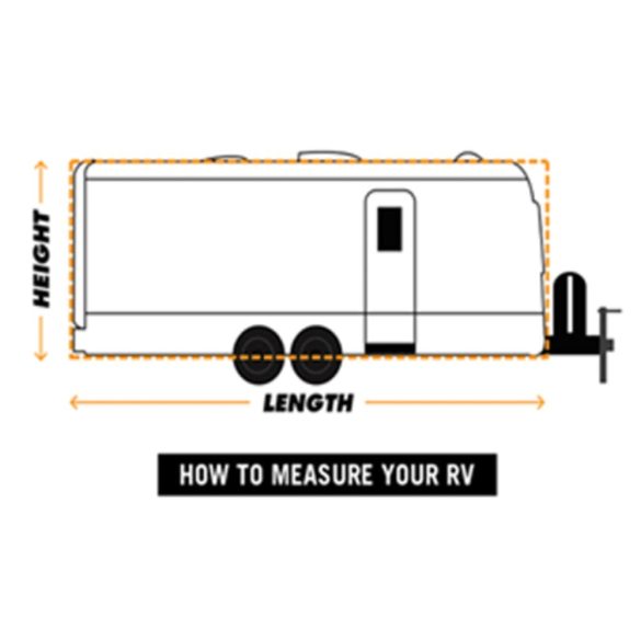szürke M-es méretű lakókocsi huzat