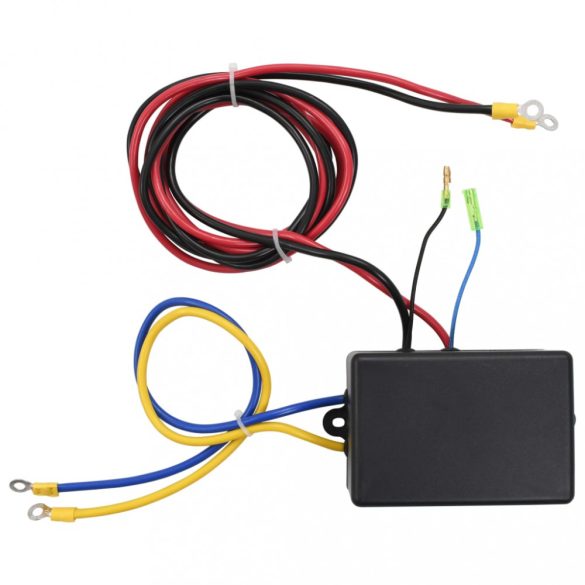 12V Elektr. Csörlő 1360kg Szerelőlap Görgő Vezeték nélküli Távirányító