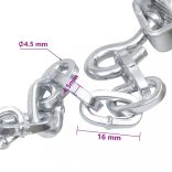 2 db 400-as méretű gépkocsi-hólánc 16 mm SUV 4x4