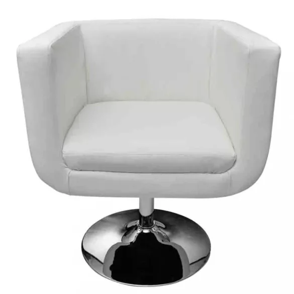 fehér műbőr bárszék