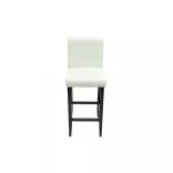 2 db fehér műbőr bárszék