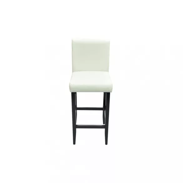 2 db fehér műbőr bárszék