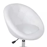 fehér műbőr bárszék