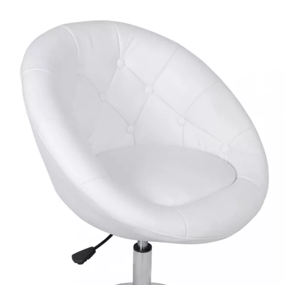 fehér műbőr bárszék