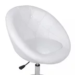 2 db fehér műbőr bárszék