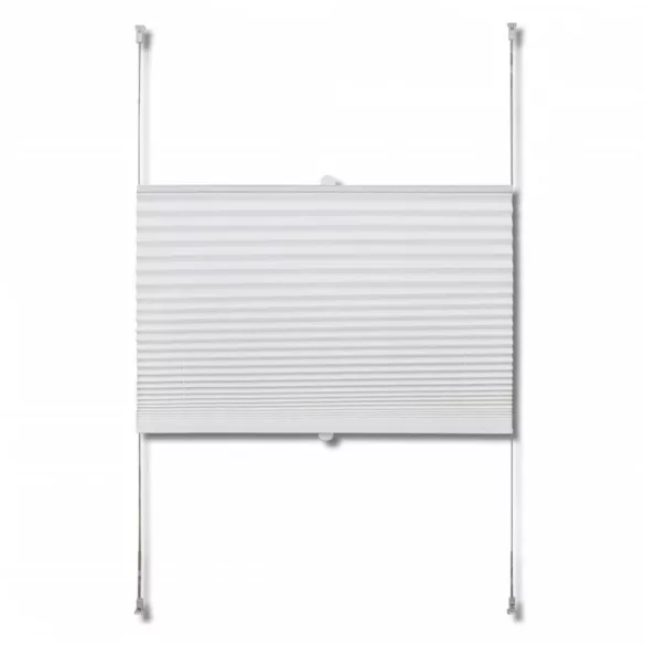 Plisse Roló 70 x 150 cm Fehér Redős Roló