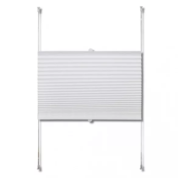 Plisse Roló 90 x 150 cm Fehér Redős Roló