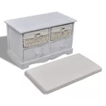 fehér császárfa tárolópad 62 x 33 x 42 cm