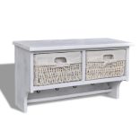 fehér császárfa fali polc 60 x 23,5 x 33 cm