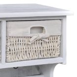 fehér császárfa fali polc 60 x 23,5 x 33 cm