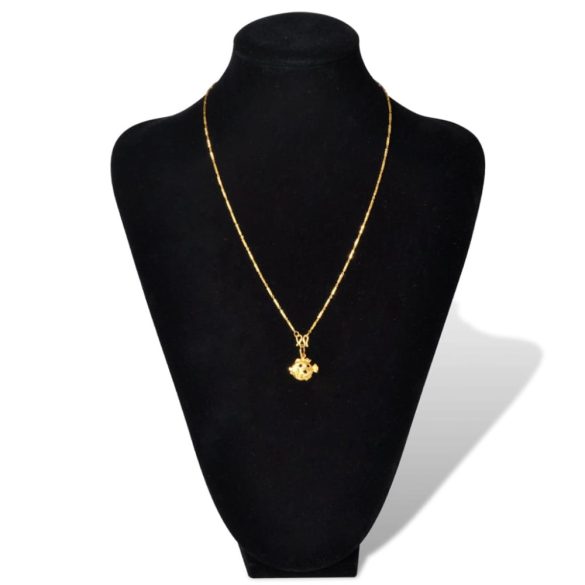 Flanel ékszer tartó nyaklánc mellszobor fekete 23 x 11,5 x 30 cm 2 db