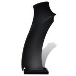 Flanel ékszer tartó nyaklánc mellszobor fekete 23 x 11,5 x 30 cm 2 db