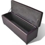 hosszú barna fa tárolópad