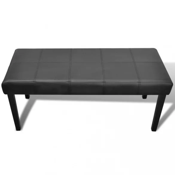 Fekete Kiváló Minőségű Műbőr Tároló láda / Pad