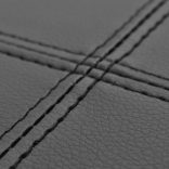 Fekete Kiváló Minőségű Műbőr Tároló láda / Pad