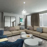 Függő csillár 22 x 58 cm