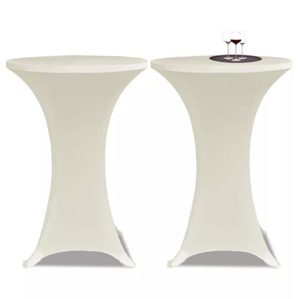 Állandó Asztali Burkolat Ø80 Krém Nyujtható 2 db