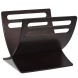 barna fa folyóirattartó állvány