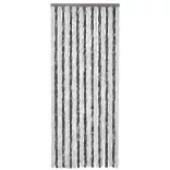 szürke és fehér zsenília rovarfüggöny 90 x 220 cm