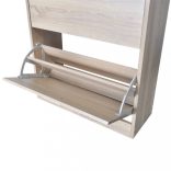 Tölgyfa hatású fa cipőszekrény 2 rekeszes