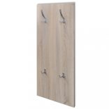 Tölgy színű és fehér 3 az 1-ben fa cipősszekrény garnitúra