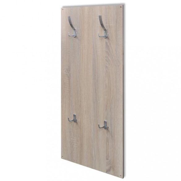 Tölgy színű és fehér 3 az 1-ben fa cipősszekrény garnitúra