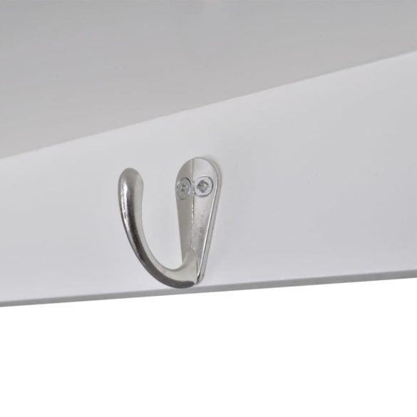 fehér fa fali konyhaszekrény