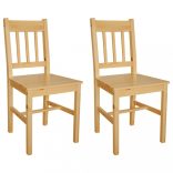 2 db fenyőfa étkezőszék
