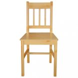2 db fenyőfa étkezőszék