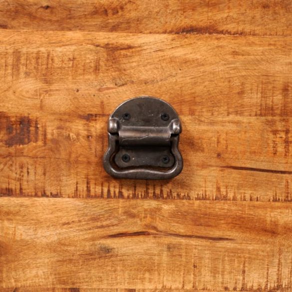 kocka alakú nyers mangófa tárolóláda