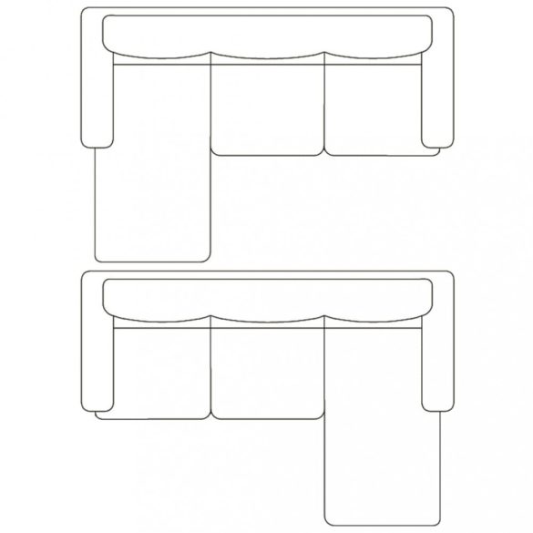 fekete 3 személyes műbőr sarokkanapé